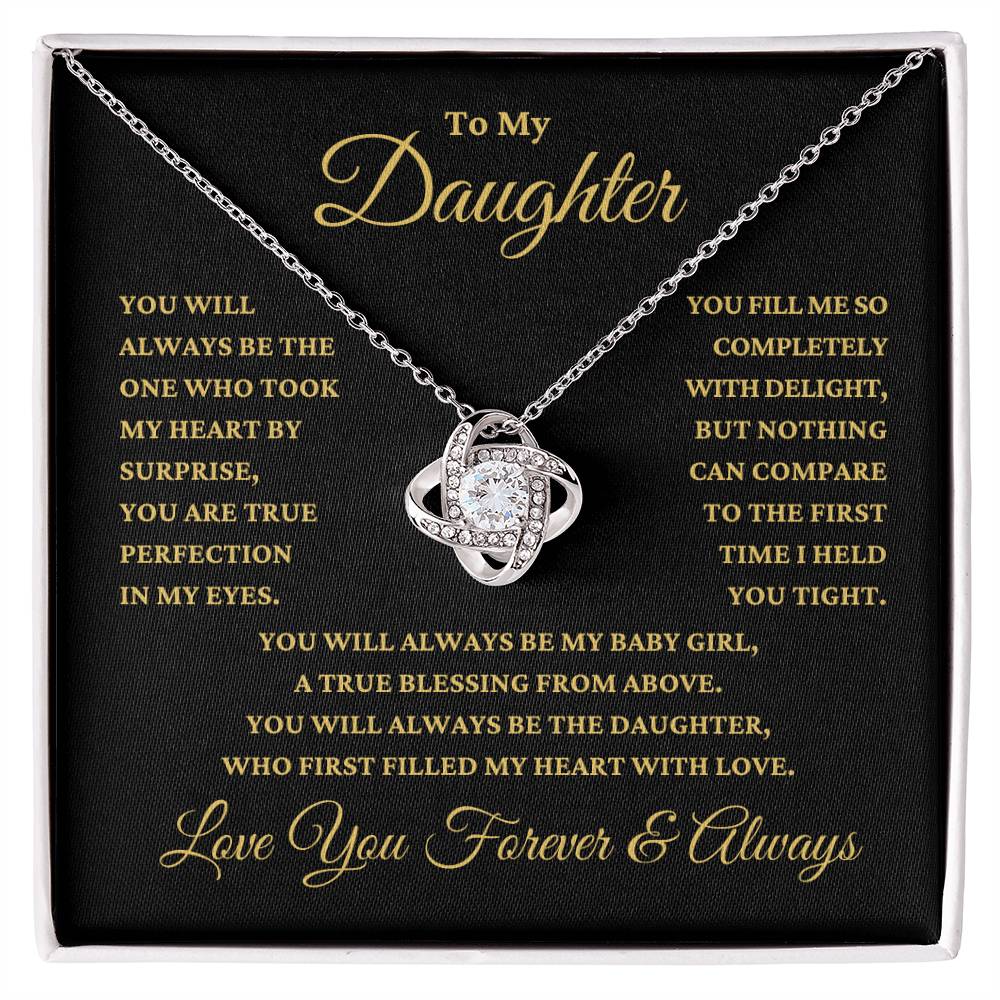 To My Daughter - You First Filled My Heart With Love (B&G) – weefamilygifts