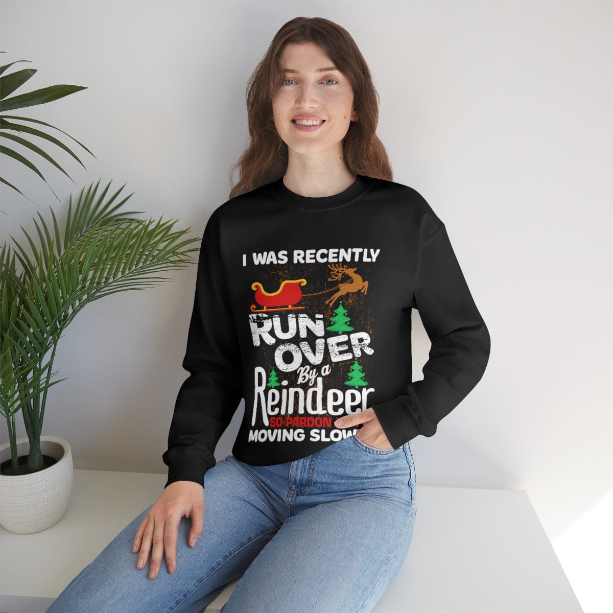 Grandma Got Run Over By A Reindeer (The Day After) Sweatshirt