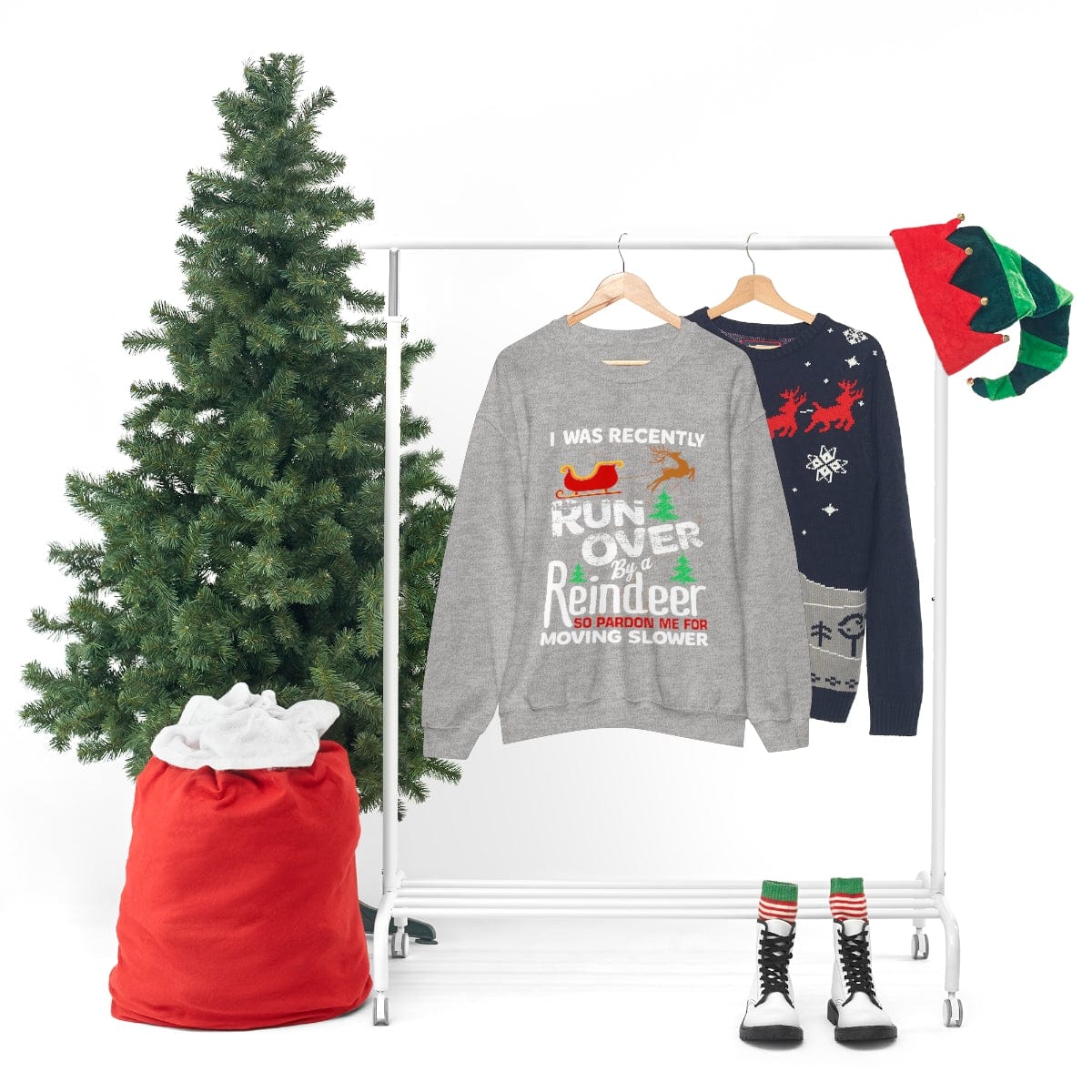 Grandma Got Run Over By A Reindeer (The Day After) Sweatshirt